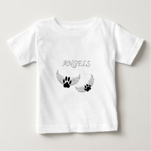 Camiseta Para Bebê Pás de anjo