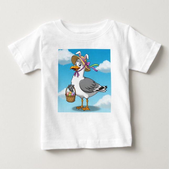 Camiseta Para Bebê Páscoa (Frente)