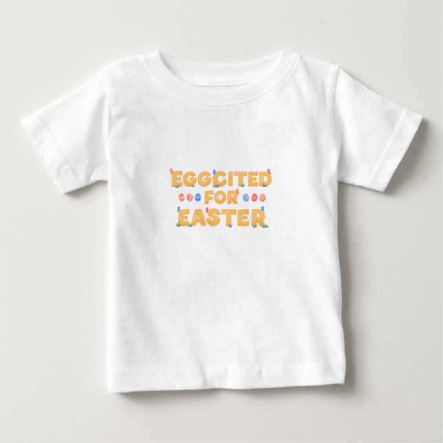 Camiseta Para Bebê Páscoa (Frente)