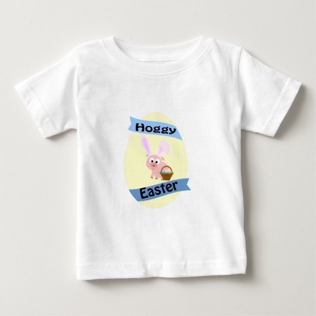 Camiseta Para Bebê Páscoa Hoggy! (Frente)