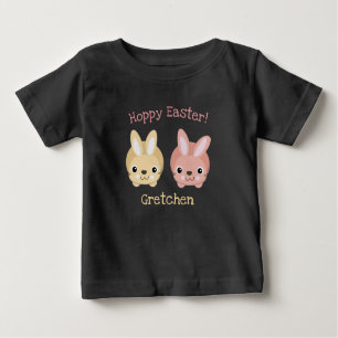 Camiseta Para Bebê Páscoa Hoppy! Bunny