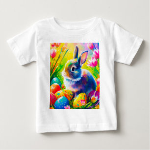 Camiseta Para Bebê Páscoa Infantil - 91451