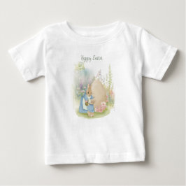 Camiseta Para Bebê Páscoa Peter Rabbit Baby T-Shirt