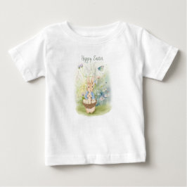 Camiseta Para Bebê Páscoa Peter Rabbit Baby T-Shirt