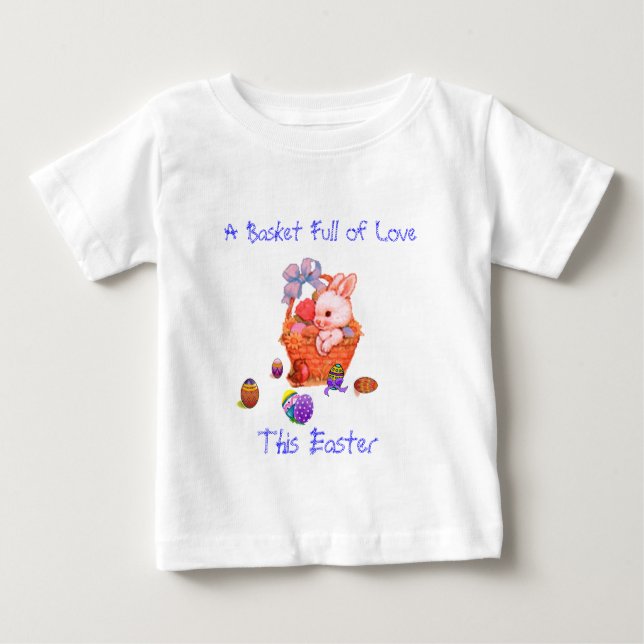 Camiseta Para Bebê Páscoa T-Shirt (Frente)