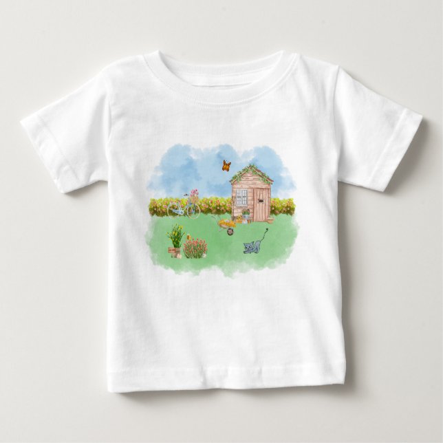 Camiseta Para Bebê Páscoa T-Shirt (Frente)
