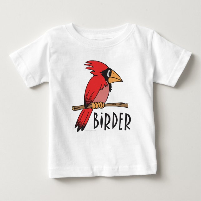 Camiseta Para Bebê Pássaro (Frente)