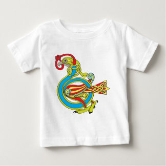 Camiseta Para Bebê Pássaro celta