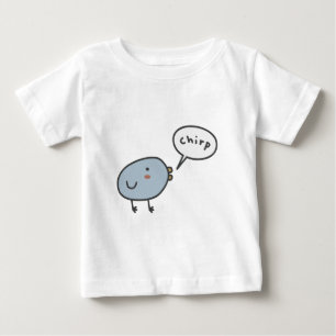 Camiseta Para Bebê Pássaro Chirpy
