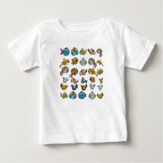 Camiseta Para Bebê Pássaro & Passarinhos
