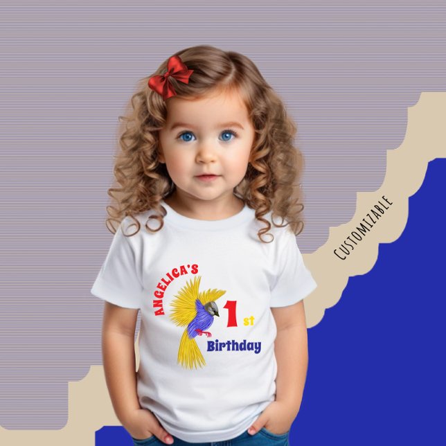 Camiseta Para Bebê Pássaro pequeno (Criador carregado)