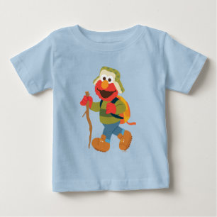 Camiseta Para Bebê Passeio pela Floresta do Elmo