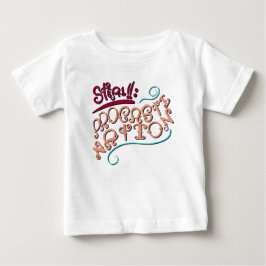 Camiseta Para Bebê Passo 1: Procrastinação