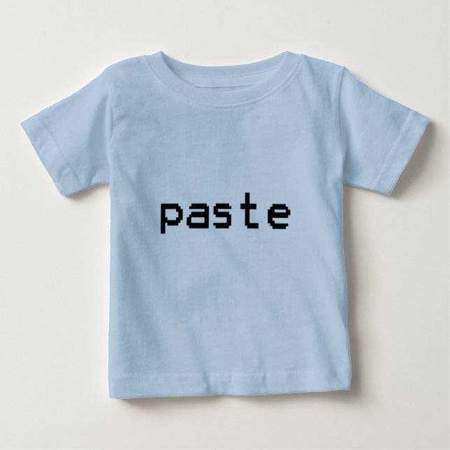 Camiseta Para Bebê Pasta (Frente)