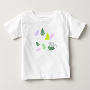 Camiseta Para Bebê Pastel Colors Lucky Fern