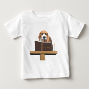 Camiseta Para Bebê Pastor de Cães