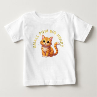 Camiseta Para Bebê Patas Pequenas, Grande Coração