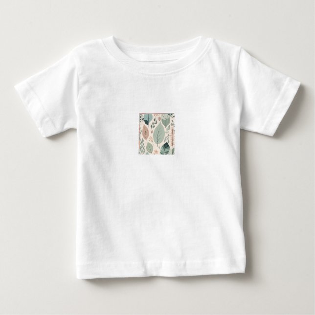 Camiseta Para Bebê Patchwork Elegante (Frente)