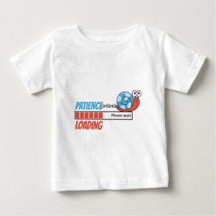 Camiseta Para Bebê Patience Carregando Engraçado Caracol Toddler Aniv