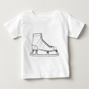 Camiseta Para Bebê Patinação de gelo