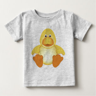 Camiseta Para Bebê Pato amarelo pequeno