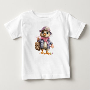 Camiseta Para Bebê Pato Bebê
