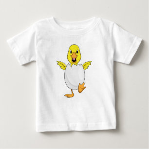 Camiseta Para Bebê Pato com ovo
