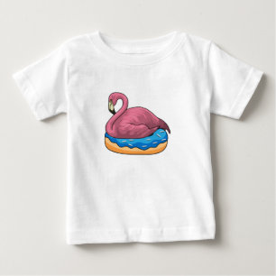 Camiseta Para Bebê Pato com Rosquinha
