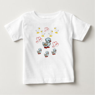 Camiseta Para Bebê Pato de Camiseta de Bebê
