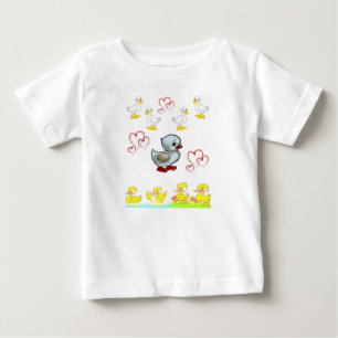 Camiseta Para Bebê Pato de Camiseta de Bebê
