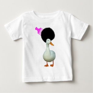 Camiseta Para Bebê Pato do Afro