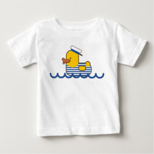 Camiseta Para Bebê Pato do marinheiro