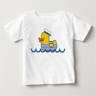 Camiseta Para Bebê Pato marinheiro.