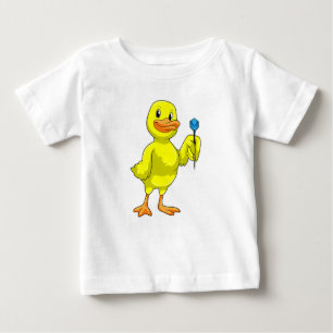 Camiseta Para Bebê Pato nas Trevas com Dart