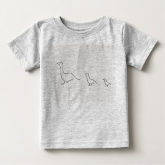 Camiseta Para Bebê Patos - Corredor Orgânico