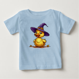 Camiseta Para Bebê Patozinho de desenho de Halloween