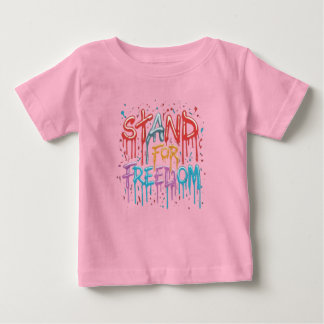 Camiseta Para Bebê Patriótico