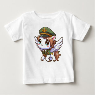 Camiseta Para Bebê Patrulhamento de montagem Pegasus