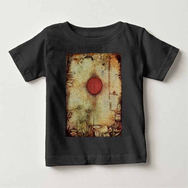 Camiseta Para Bebê Paul Klee Ad Marginem Painting (Frente)