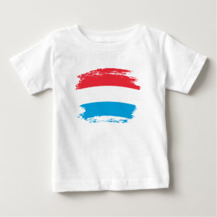 Camiseta Para Bebê pavilhão luxemburguês
