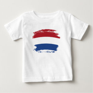 Camiseta Para Bebê pavilhão neerlandês