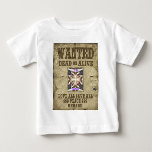 Camiseta Para Bebê Paz, Amor e Inspiração Desejados: Espalhar Harmoni