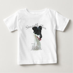 Camiseta Para Bebê Pé Suave Terrier Mãe 2