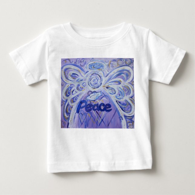 Camiseta Para Bebê Peace Angel T-Shirt (Frente)