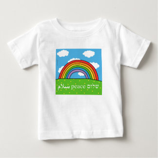 Camiseta Para Bebê Peace Shalom Salaam Baby Tshirt