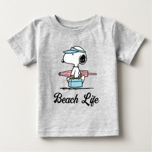 Camiseta Para Bebê PEANUTS   Beach Bum Snoopy