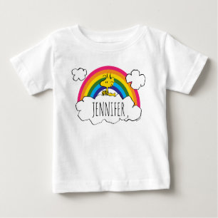 Camiseta Para Bebê PEANUTS   Bolinhas arco-íris de madeira