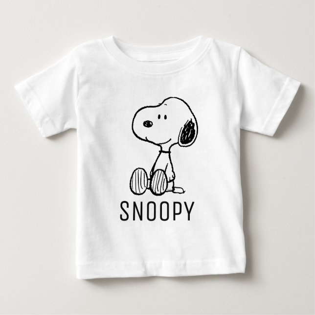 Camiseta Para Bebê PEANUTS | Esnoopia sobre Histórias em quadrinhos b (Frente)