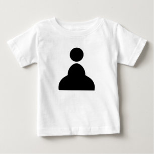 Camiseta Para Bebê Peão Preto