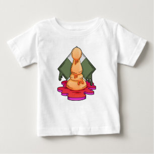 Camiseta Para Bebê Peça de xadrez